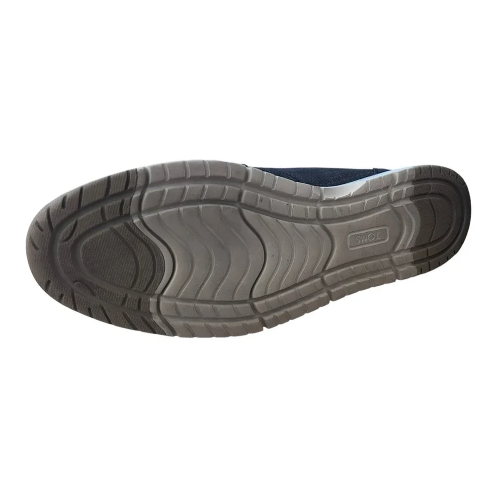 TOMS Navi Chukka Boot Crosshatch Denim Size 12